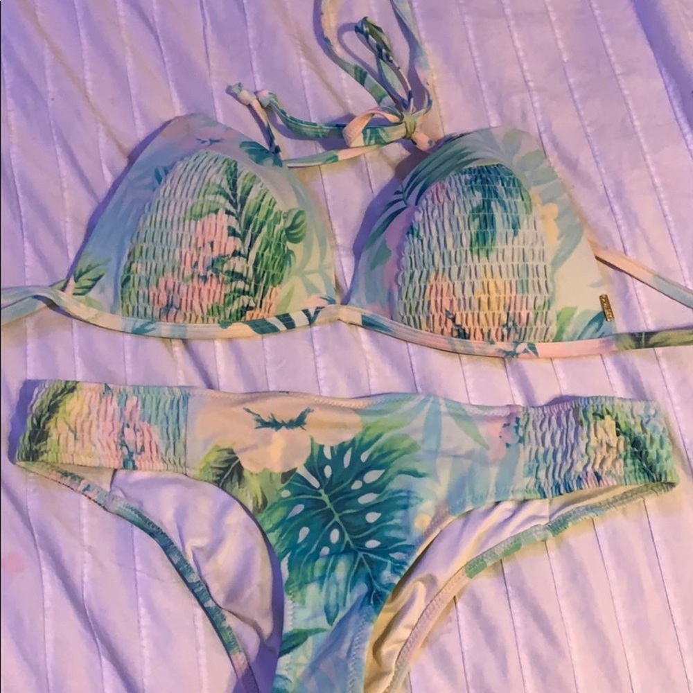 PINK tropical bikini